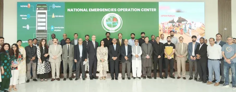 04-04-2024, Islamabad: Group Photo of Participants of Joint initiatives-Pakistan’s National Disaster Response Readiness-2024 at NDMA HQs